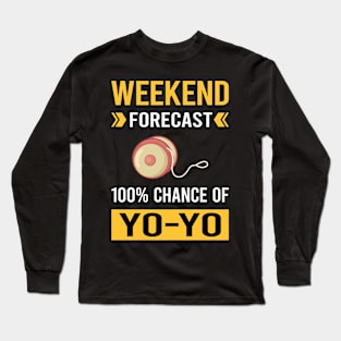 Weekend Forecast YoYo Yo-Yo Long Sleeve T-Shirt